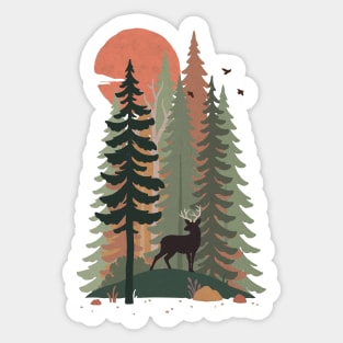 Coniferous Sticker